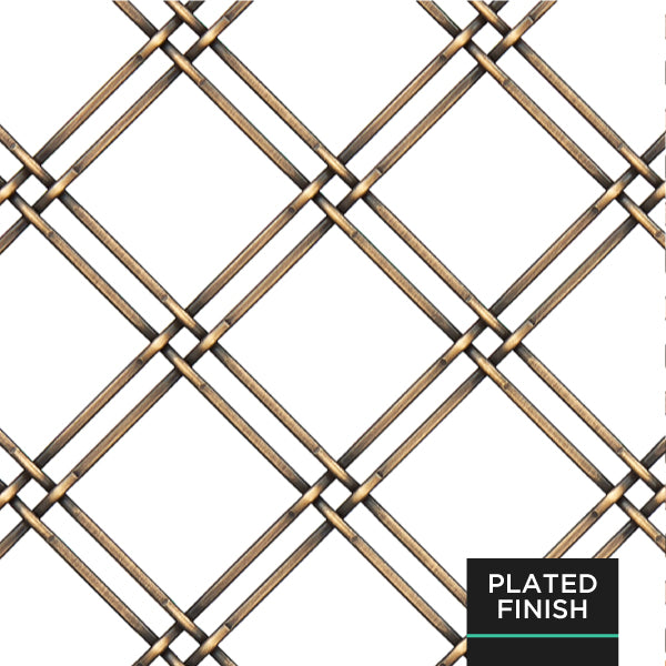 Coarse Brass Woven Wire Mesh A4 Sheet 16 Mesh Plain Weave Brass Mesh 21 *  30 Cm