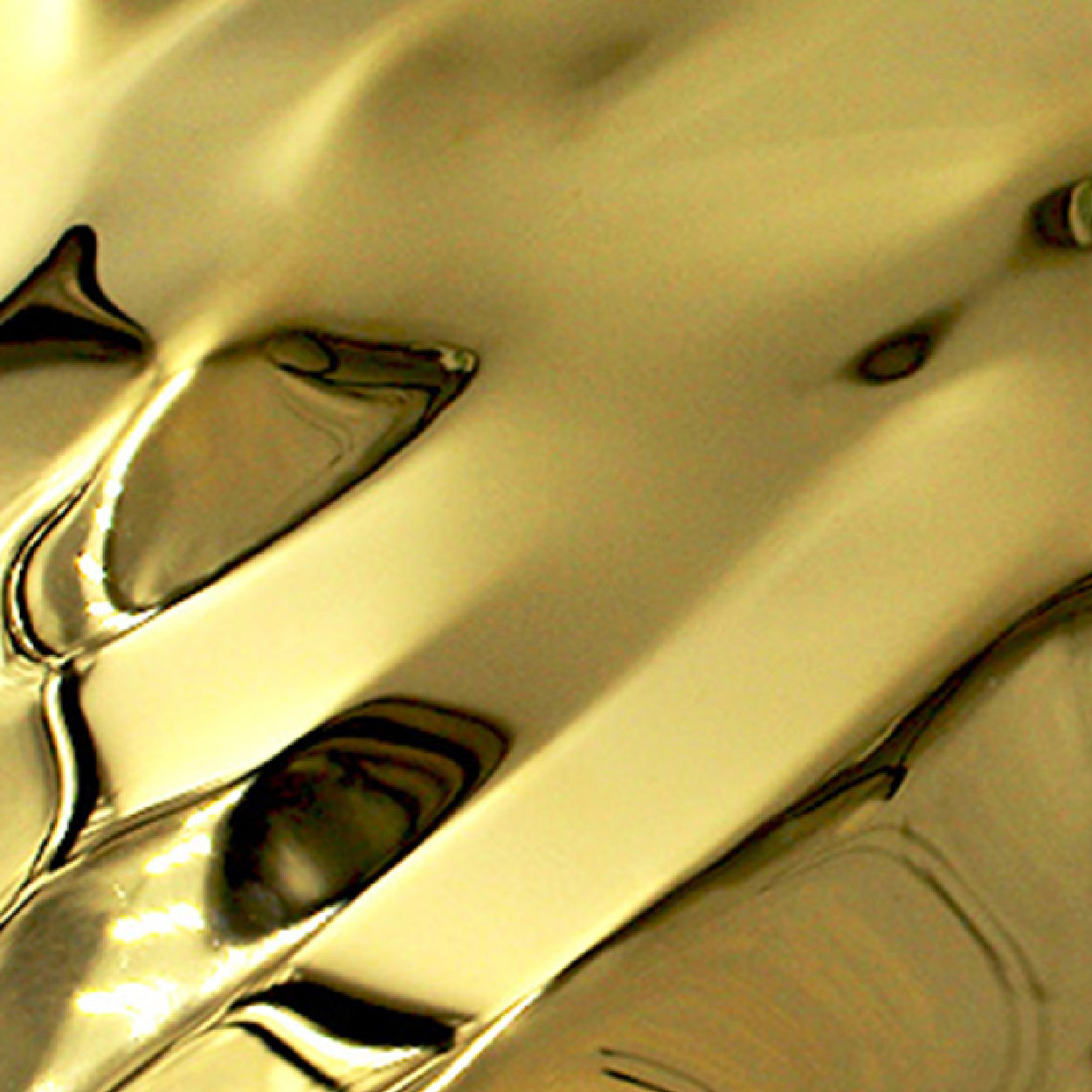 Water Ripple Embossed Sheet - Gold Mirror - Mesh Warehouse - Mesh Warehouse