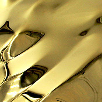 Water Ripple Embossed Sheet - Gold Mirror T1