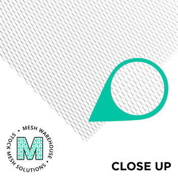 Zircon RB35 Mesh Ceiling Tile - White - 595x595mm