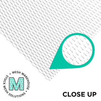 Zircon RB55 Mesh Ceiling Tile - White - 595x595mm